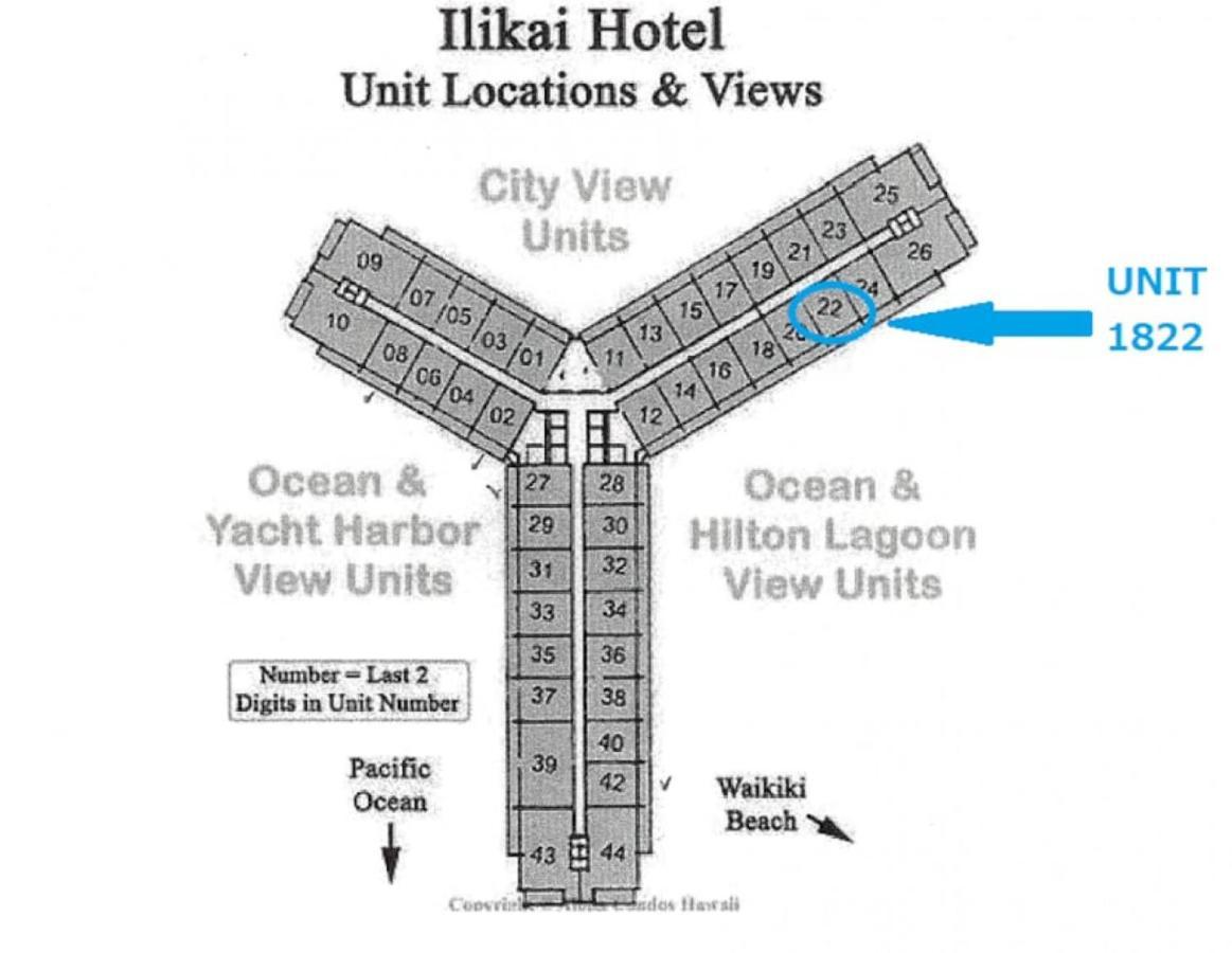 Ferienhaus Ilikai 1822-2br2ba Modern Unit With Ocean &harbor Views No Fees